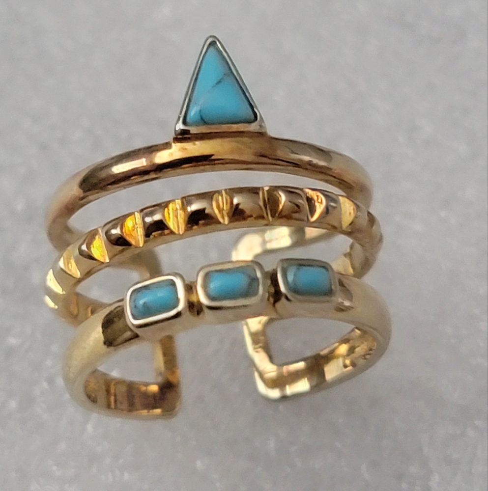 Stella & Dot Triple Ring - Picture 5 of 16